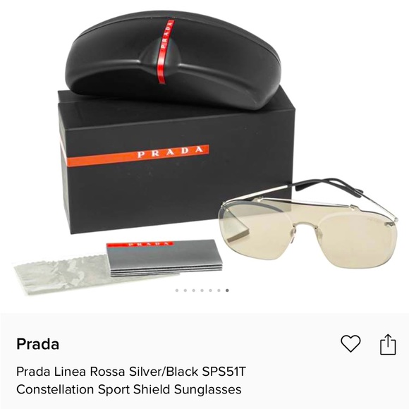 Prada Linea Rossa Shield Sunglasses - Picture 6 of 7